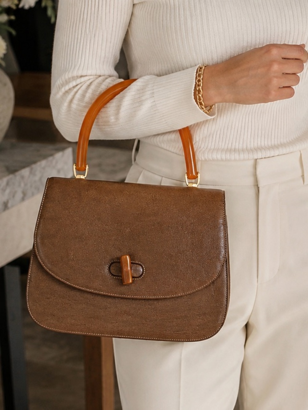 (8) GUCCI 1950-60s Bag
